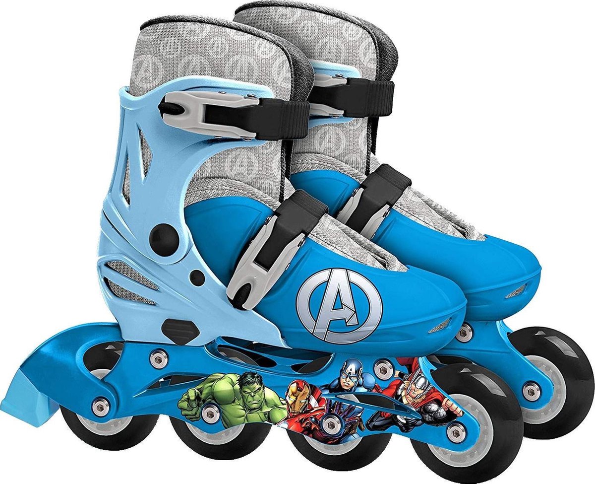 Marvel Inlineskates Avengers Jongens Blauw Maat 30/33