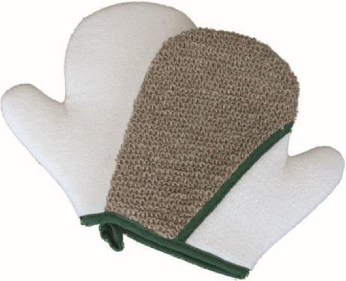 Massage / Anti scrub handschoen/ Badhandschoen gemaakt van Chinees gras