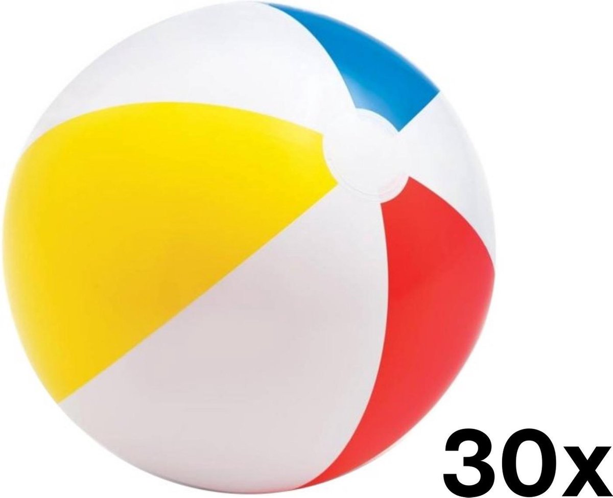 Intex strandbal - Glossy - 51 cm - 30 stuks