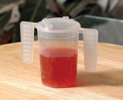 Beker met 2 vleugel handvatten en 2 drinktuitjes 250 ml (per 2)