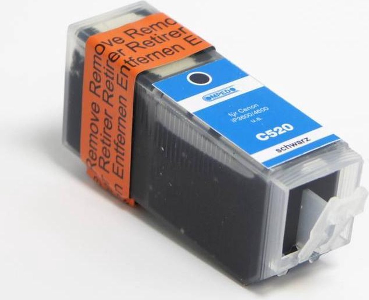 Compedo Vervanging printer inktcartridge Canon CLI-521 chip cyaan