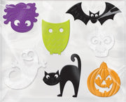 AMSCAN - 7 Halloween raamdecoraties - Decoratie > Muur-