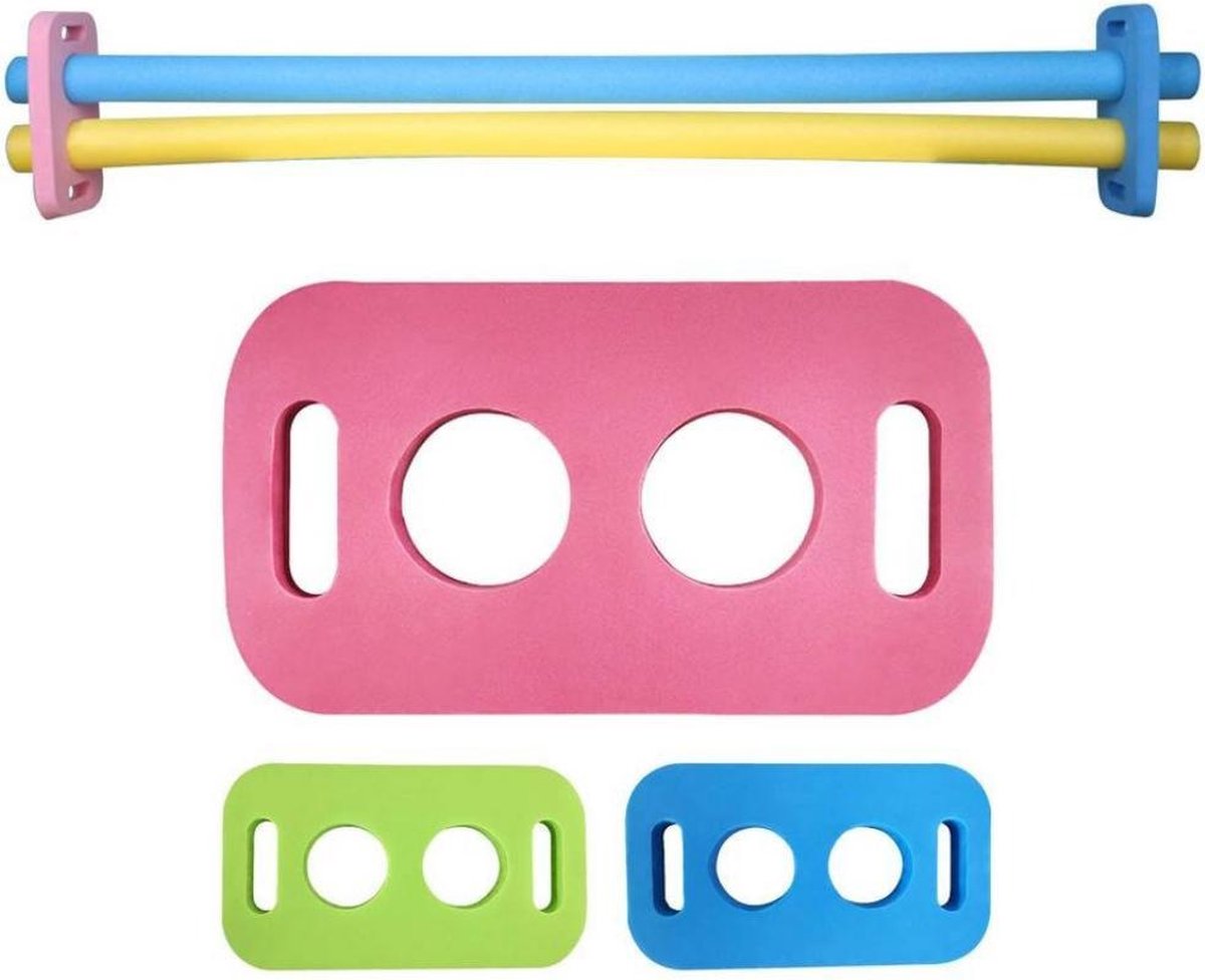 Gardone Zwemnoodle Connector - Zwemnoodles Aan Elkaar - Zwemband - Zwemring - 3 Stuks - 3 Kleuren
