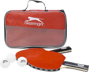 Slazenger tafeltennisset - 6-delig - 2 bats - 3 ballen - opbergtas