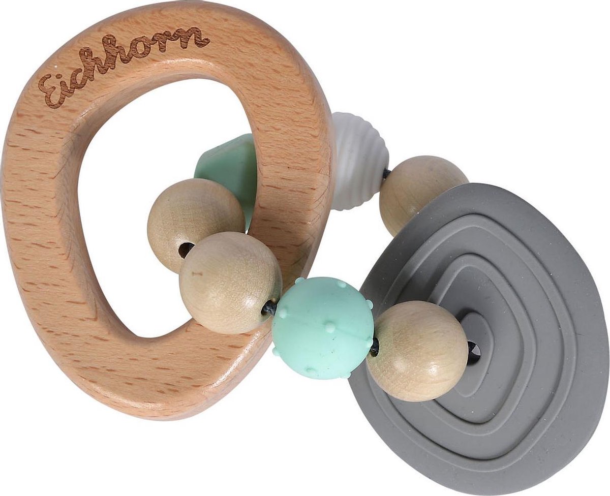 Eichhorn babybijtring diverse materialen en structuren