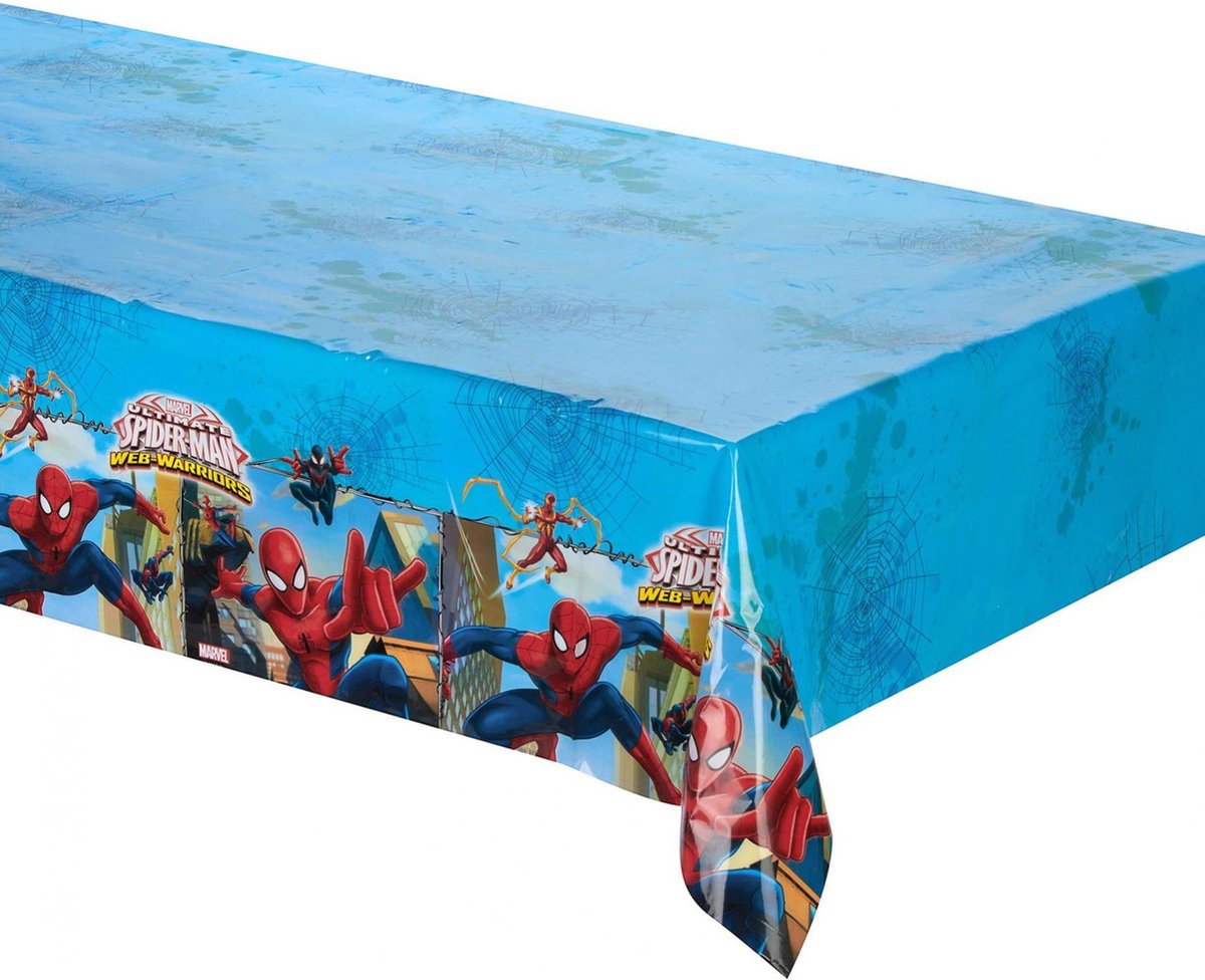 PROCOS - Plastic Spiderman tafelkleed 120 x 180 cm - Decoratie > Tafelkleden