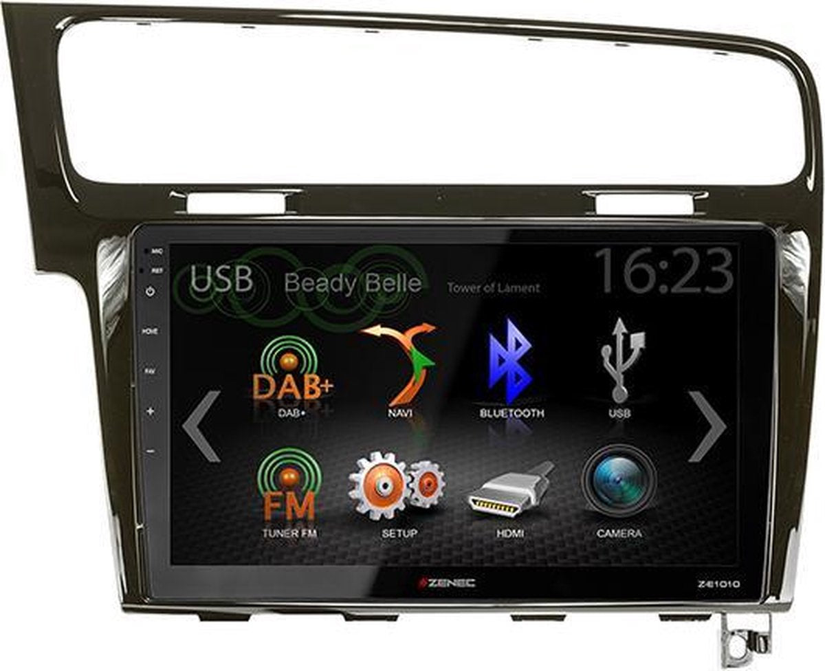 Zenec CORE Z-E1010-NAV – Volkswagen Golf 7 navigatie - zwart