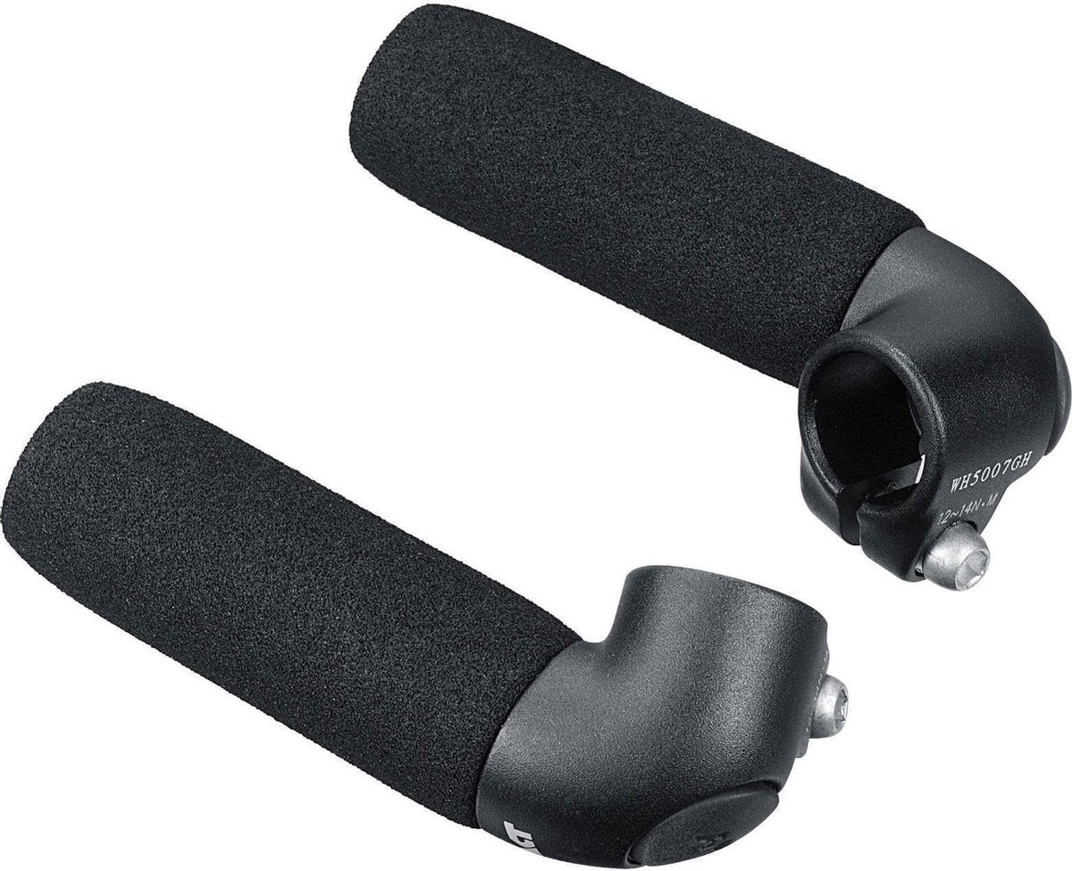 Ergotec bar ends Touring AL6061 zw zand
