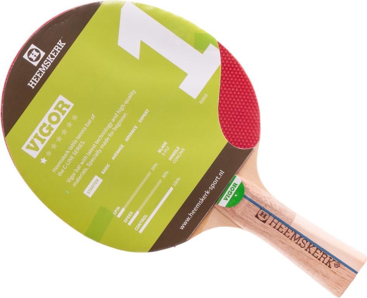 Heemskerk Vigor Tafeltennisbatje voor thuisgebruik - 1 ster