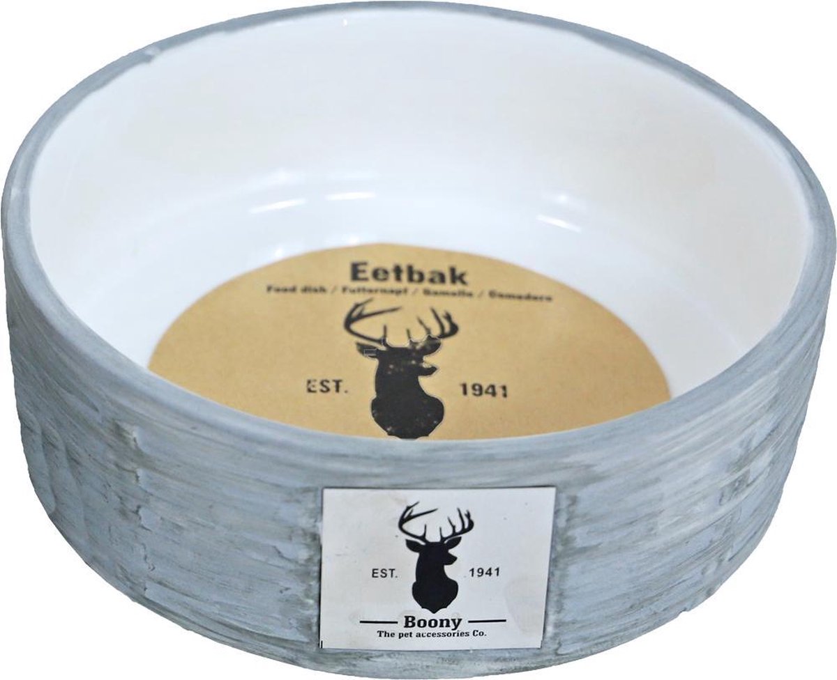 Boony est 1945 eetbak steen wicker grey