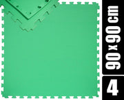 180x180 xl oefenmat met rand Set van 4 90x90 gymnastiekmat 12mm vloermat
