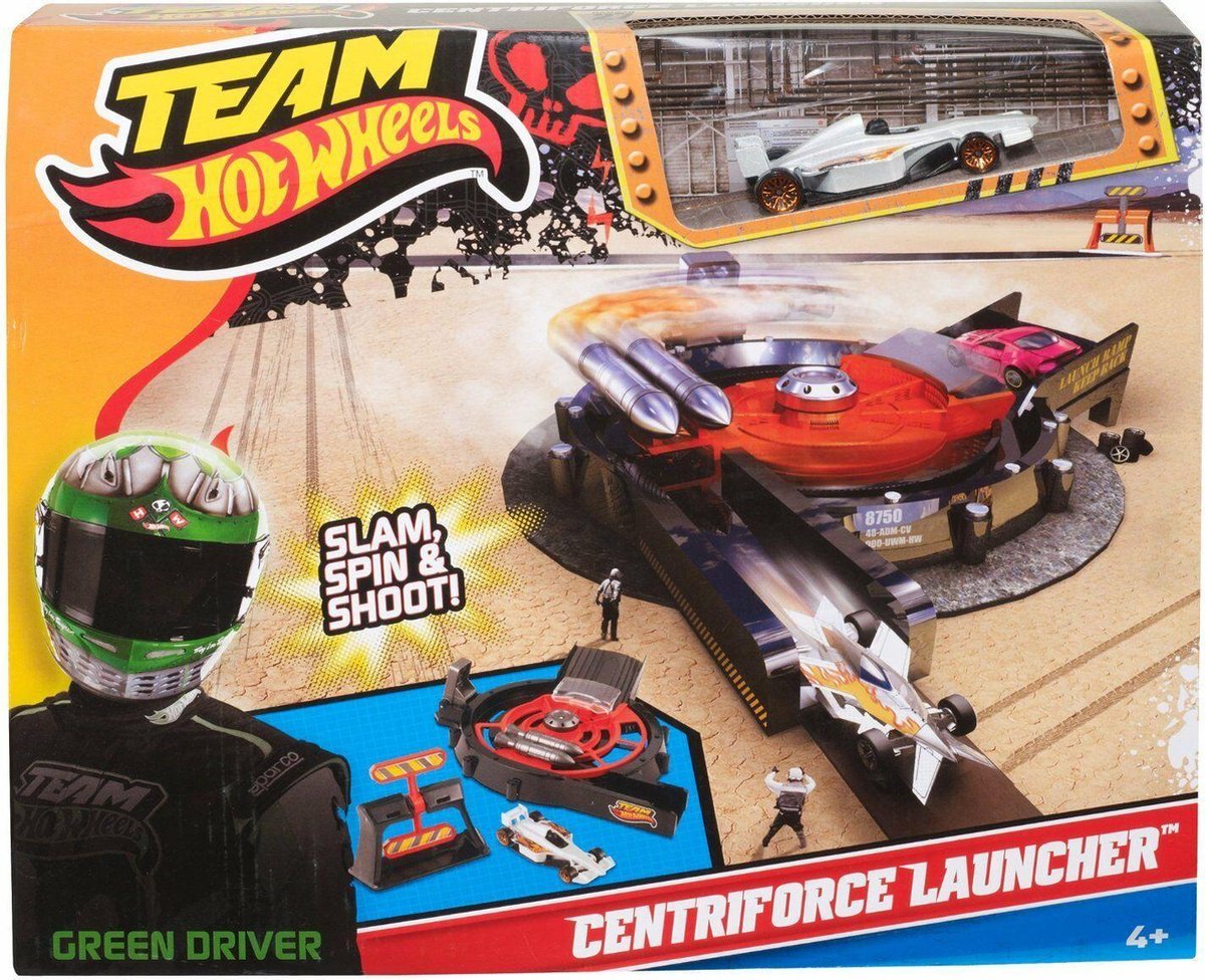 Hot Wheels - Centriforce Launcher - Met 1 auto - Speelset
