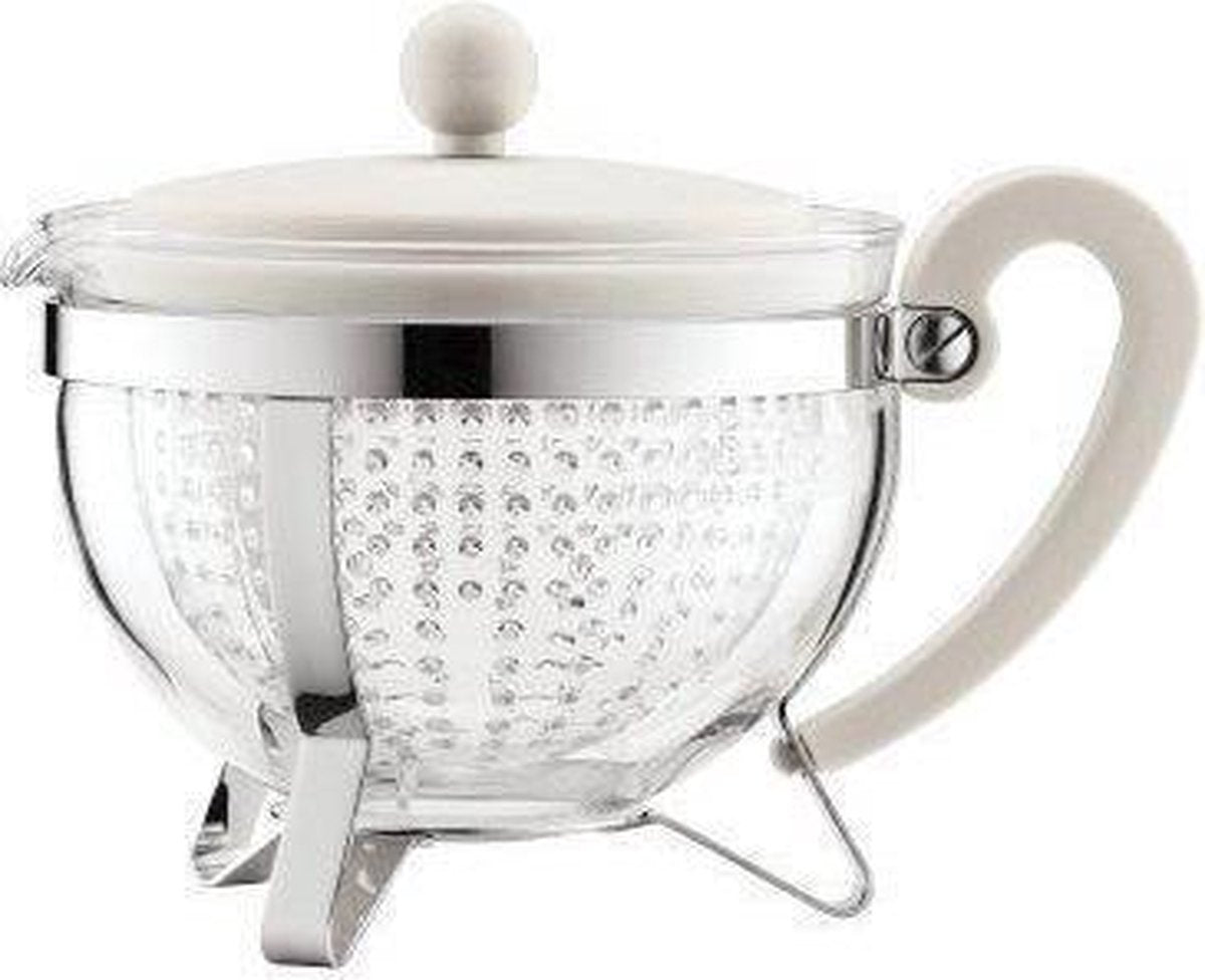 Bodum Chambord Theepot - 1.0 l - Glas - Wit