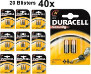 40 Stuks (20 Blisters a 2st) - Duracell LR1 / N / E90 / 910A 1