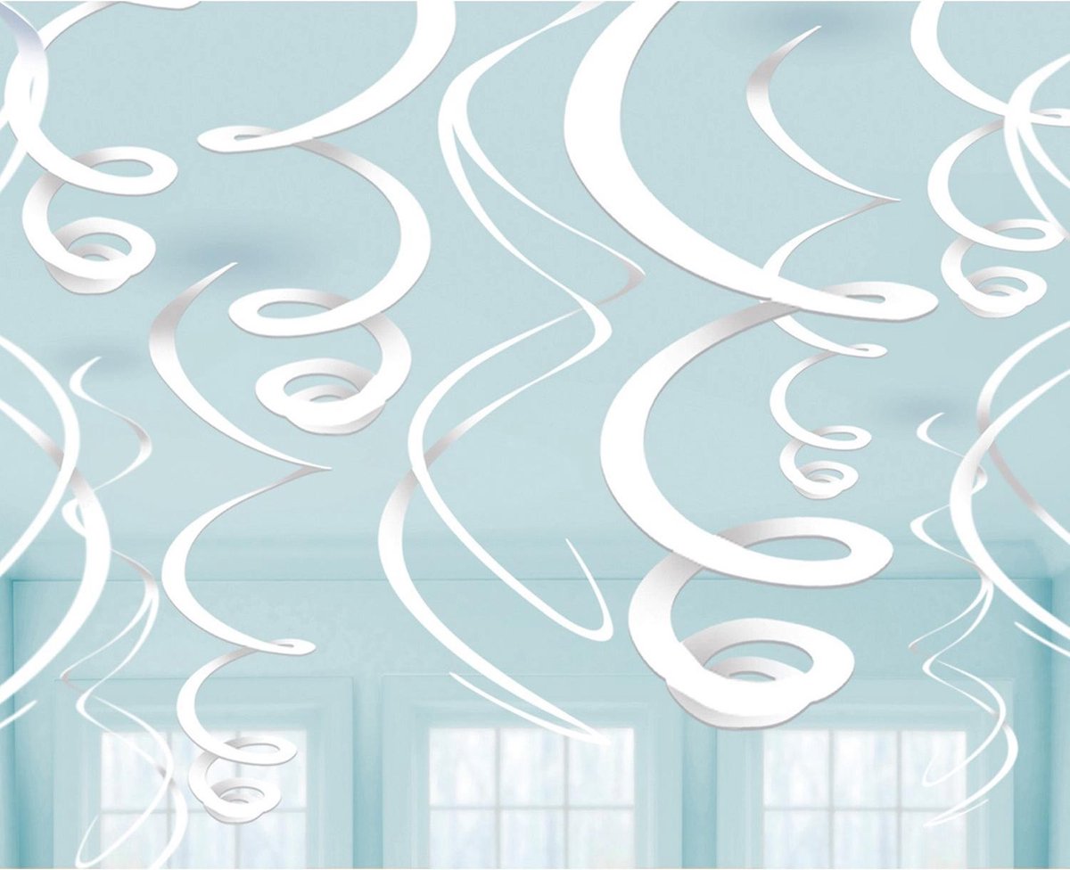 Swirls Wit - 12 stuks