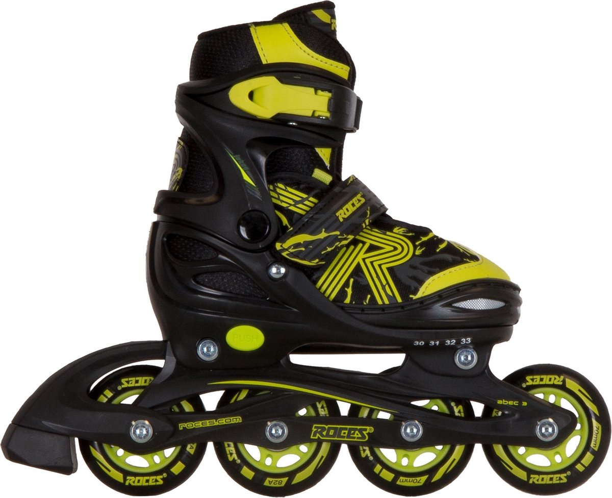Roces Inlineskates - Maat 30-33 - Unisex - zwart/geel