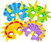 10 stuks foam maskers dinosarussen