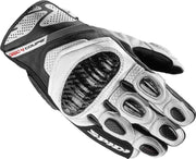 Spidi Carbo 4 Coupe Black White Motorcycle Gloves 2XL