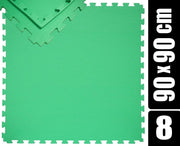 360x180 xl oefenmat met rand Set van 8 90x90 gymnastiekmat 12mm vloermat
