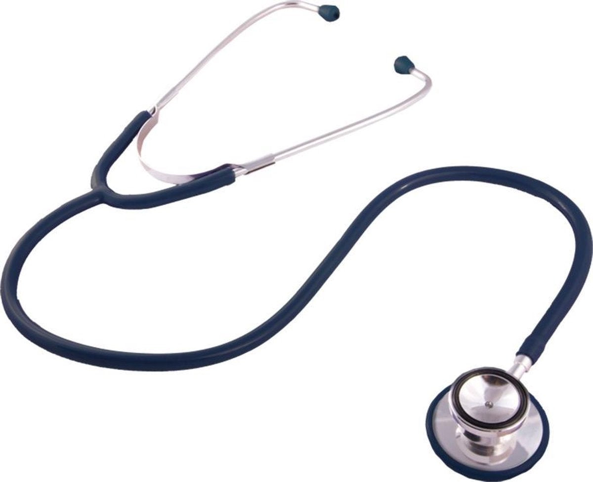 Clinical Dual Head Stethoscoop Donkerblauw