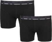 Sapph Men 2pack - Basic cotton Heren Onderbroek - Zwart - Maat M