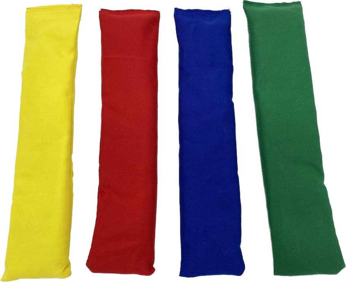 Pittenzakken Katoen - Langwerpig - set 4 stuks Gekleurd