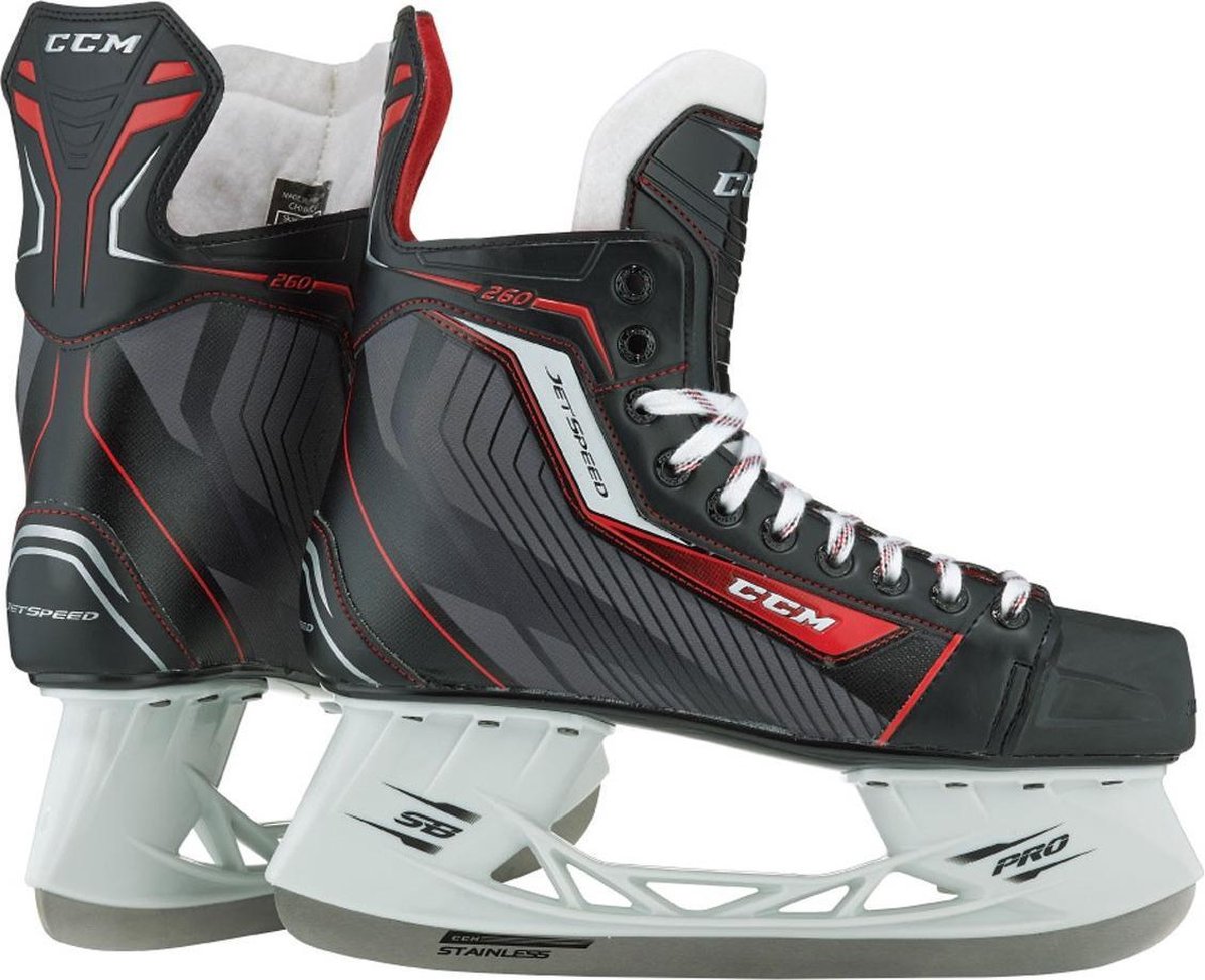 Ccm Ijshockeyschaatsen Jetspeed 260 Unisex Zwart Maat 41
