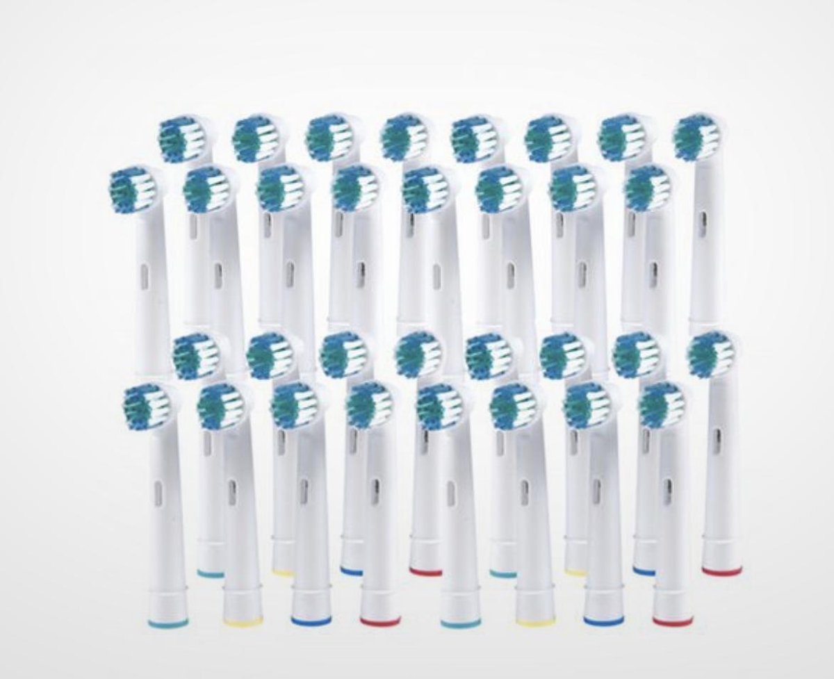 Opzetborstels geschikt voor Oral-B (32 stuks)