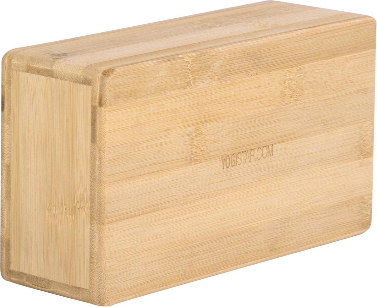 Yoga block - yogiblock - bamboo Yogablok YOGISTAR