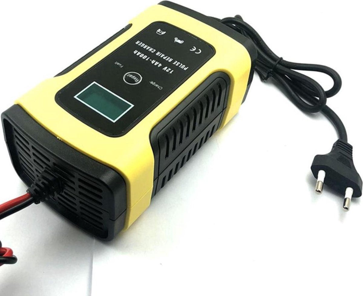 Jumalu Acculader - Druppellader - Acculader voor Auto Motor Scooter Boot Camper - Reparatie Modus - 12V 6A