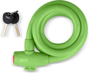 Vinz Musala Spiraal Kabelslot / Fietsslot voor Kinderfiets 15mm Groen - 150cm