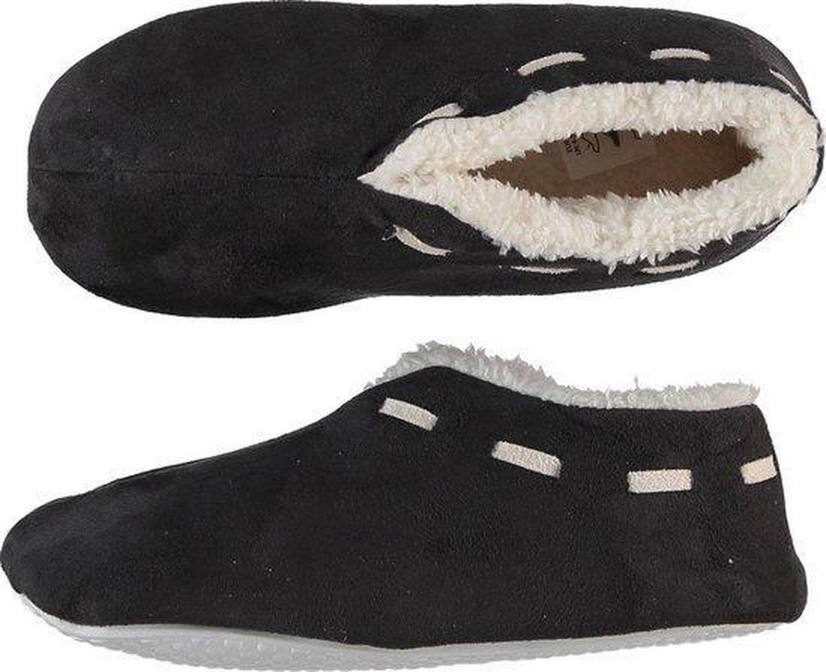 Sloffen - Pantoffels dames - Pantoffels - Spaanse sloffen - Spaanse sloffen dames - Antraciet - Maat 39/40