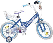 DE KONINGIN VAN SNEEUW Kind meisjesfiets - 16 - 5/8 jaar - Blauw