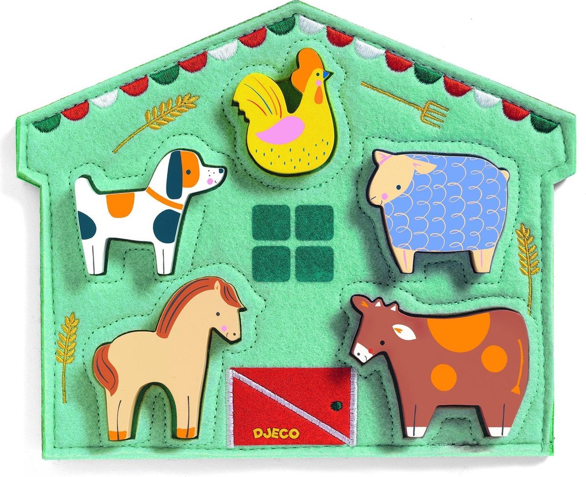 Djeco - Relief Puzzel - Mowy