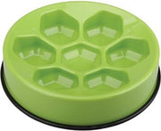 M-pets Voerbak Slow Feeder Cavity Groen 25x25x5