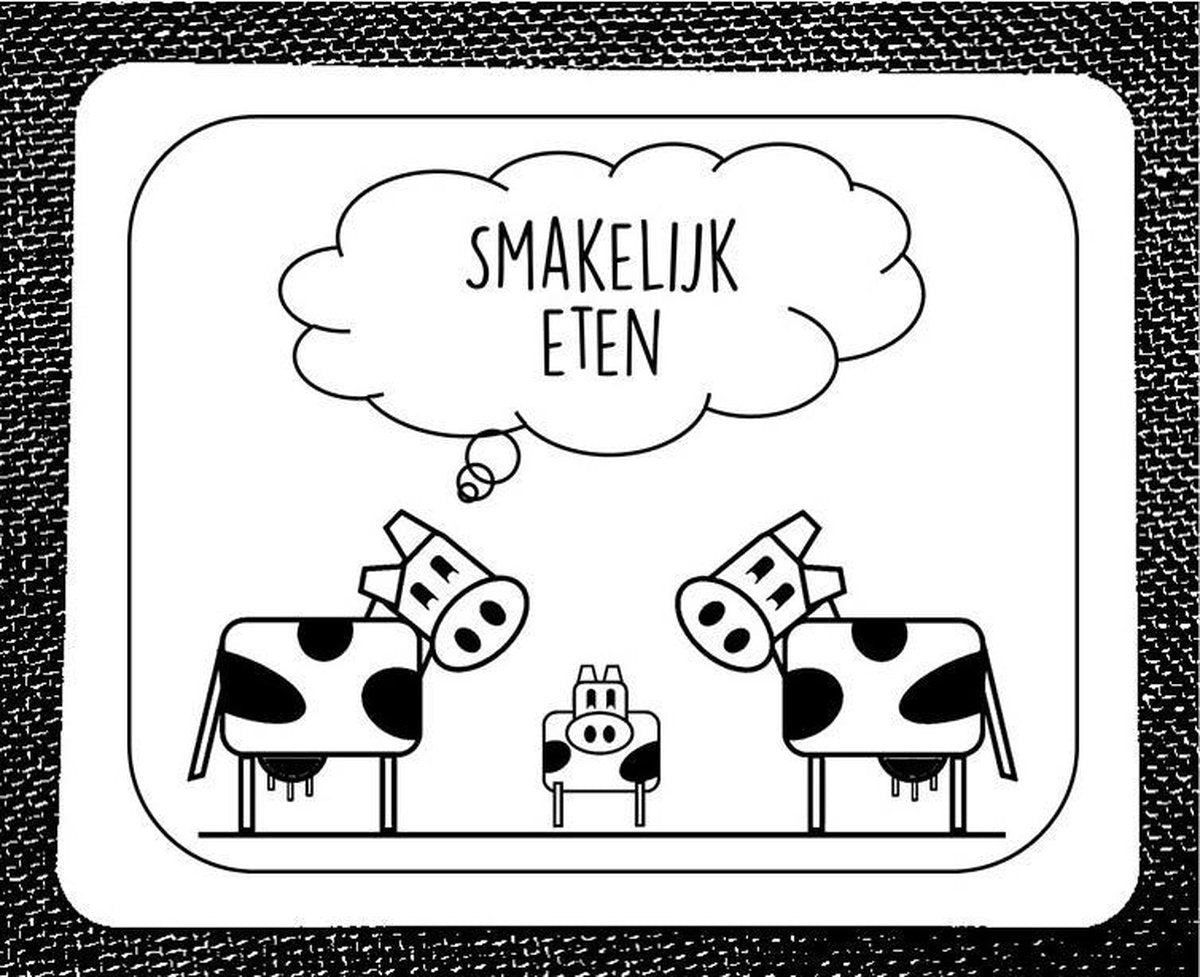 Ontbijtplankje Koe .. smakelijk eten