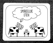 Ontbijtplankje Koe .. smakelijk eten