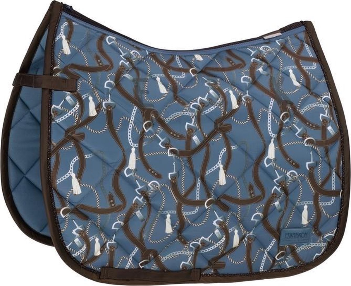 Eskadron Zadeldek Glossy Dessin Platinum