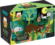 Mudpuppy puzzel Glow in Dark - In Het Bos - 100 stukjes