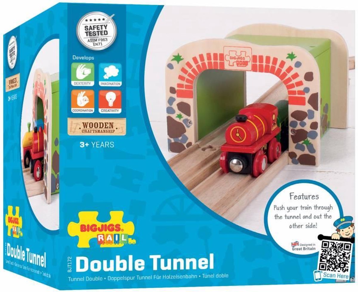 Houten Rails - Dubbelspoor Tunnel