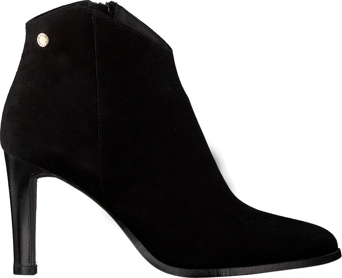Notre-V 7433 Enkellaarsjes - Enkelboots - Dames - Zwart - Maat 40