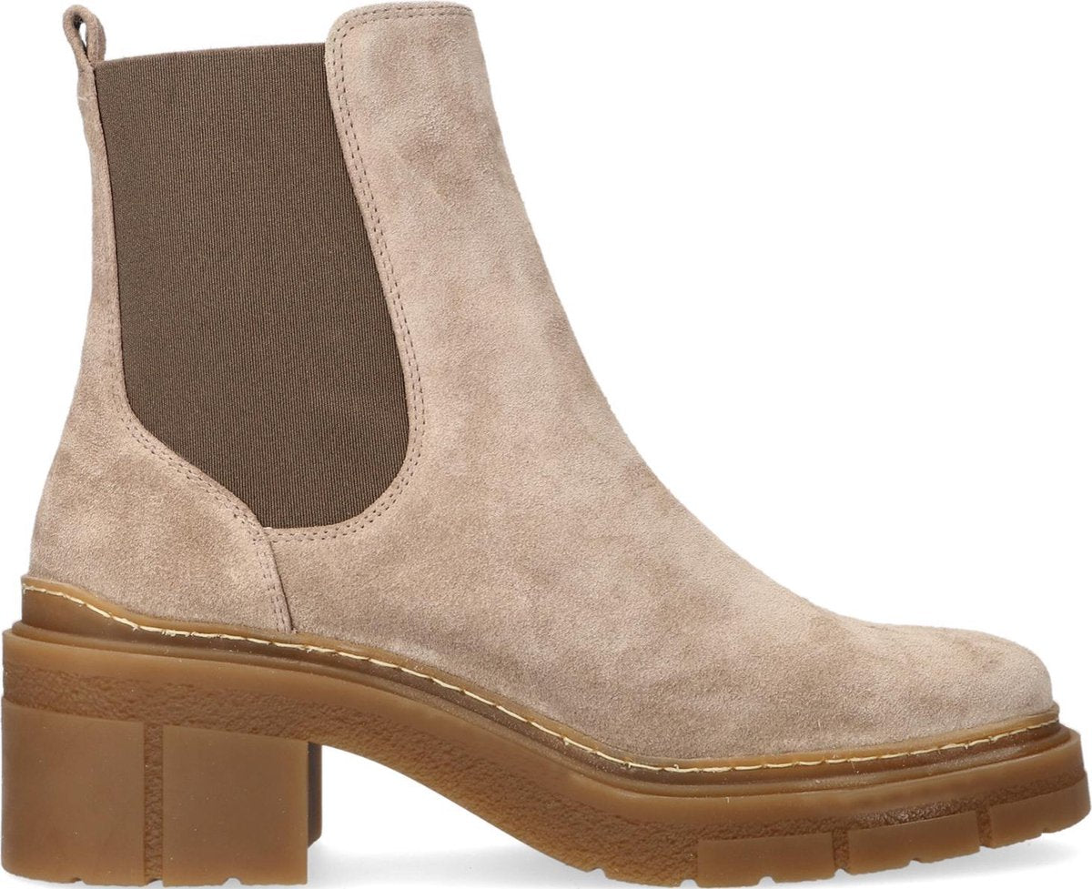 Unisa Jimenez Chelsea boots - Enkellaarsjes - Dames - Taupe - Maat 39