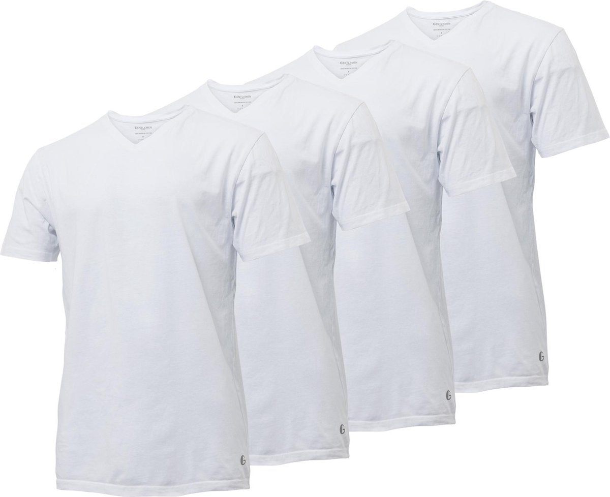 4-pak Heren t-shirts Gentlemen longfit ( extra lang )