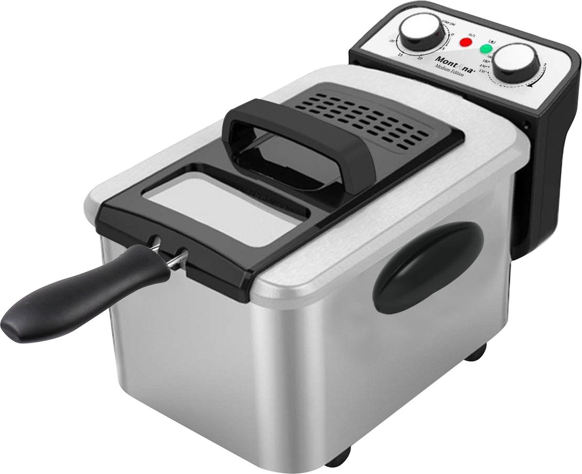 MontAna TFAF30AT Medium Edition Koude Zone Friteuse 3L 2000W