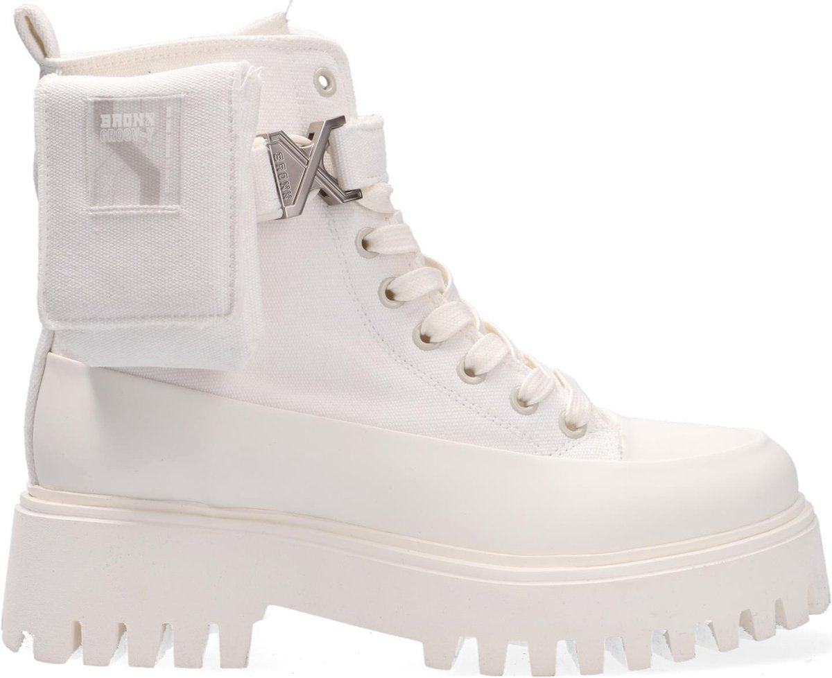 Bronx Dames Chelsea boots Groov-y - Wit - Maat 40