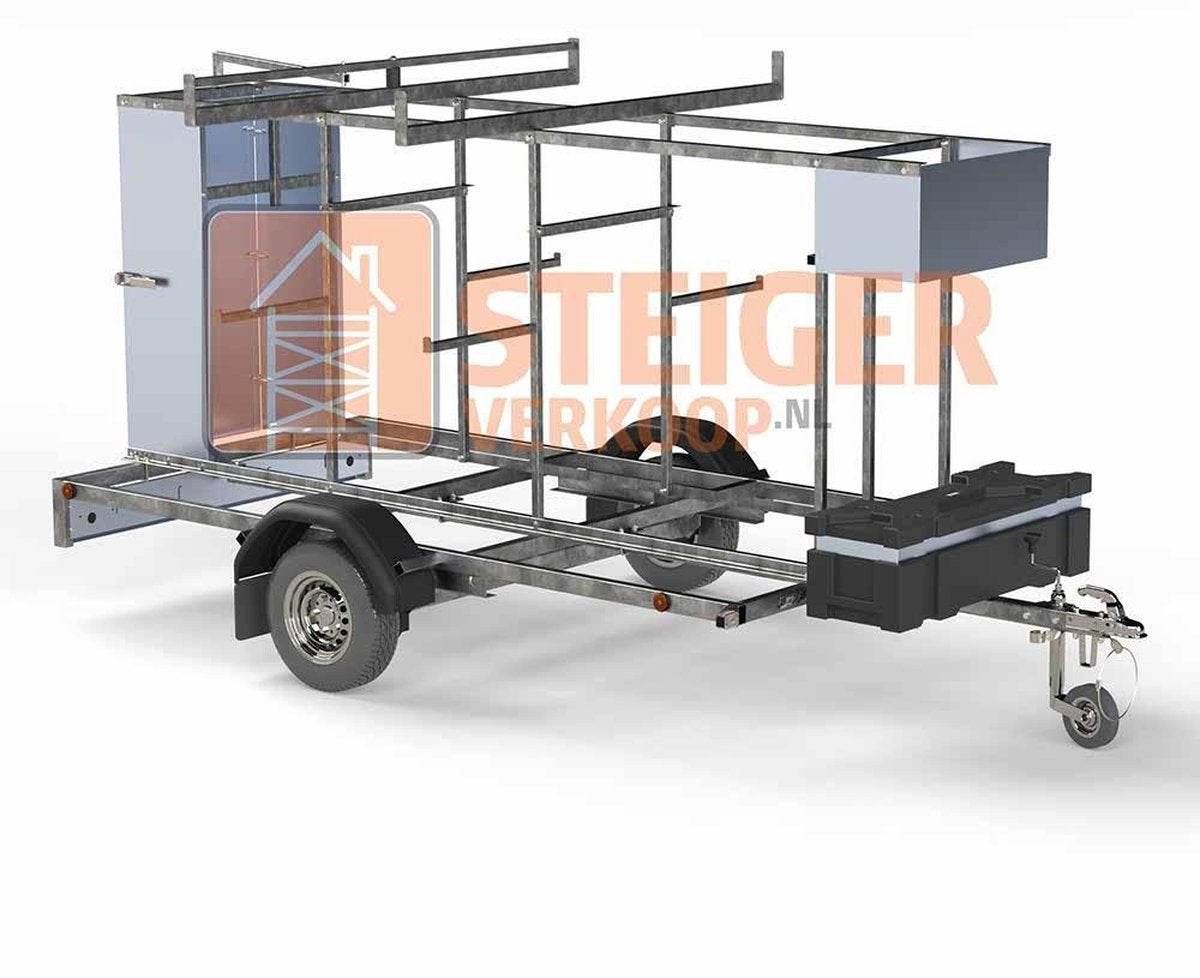 Steigeraanhanger 305 cm afsluitbaar