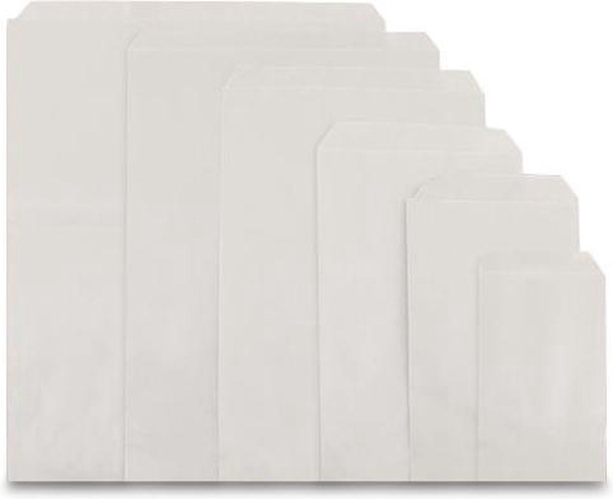 Cadeauzakjes 210x300mm Wit - 1.000 st
