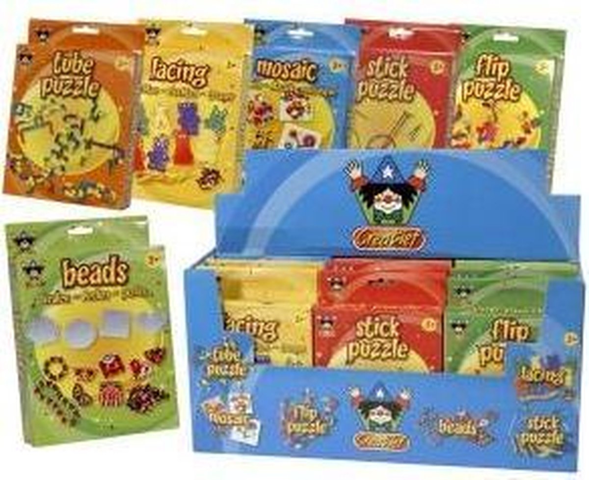 Clown Creative Set met 6 Verschillende Spellen