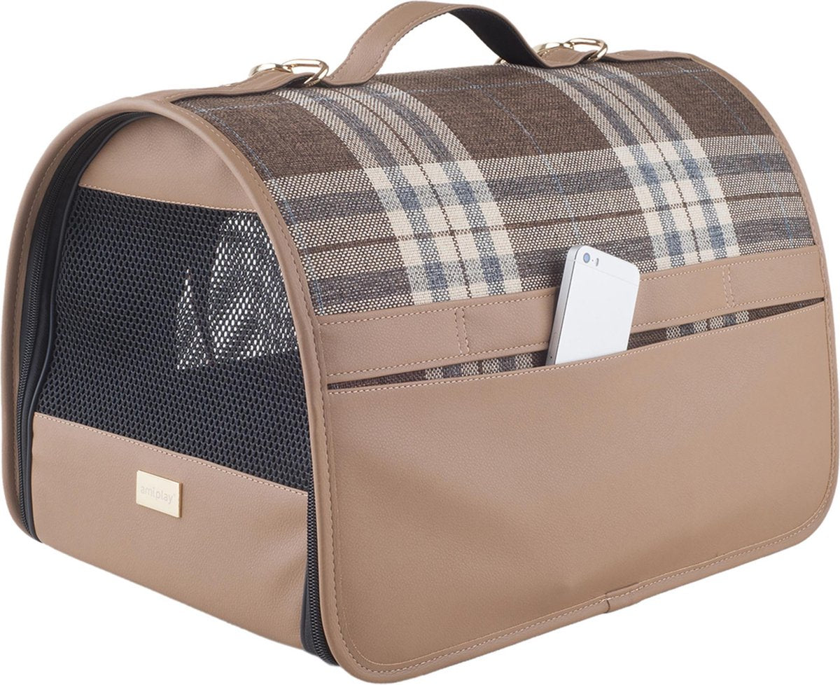 AMI Transportbox kent beige 42x26x26cm M