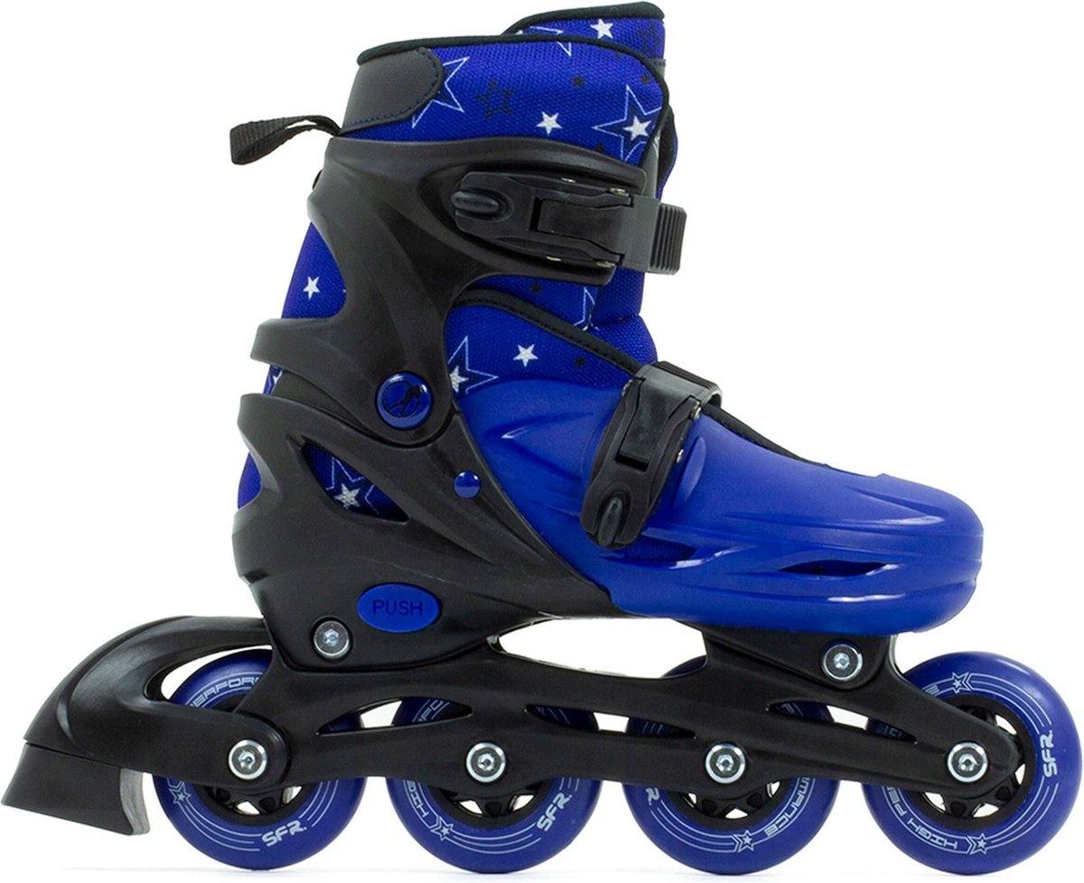 SFR Plasma Inlineskates - Maat 33-37 - Unisex - blauw/zwart
